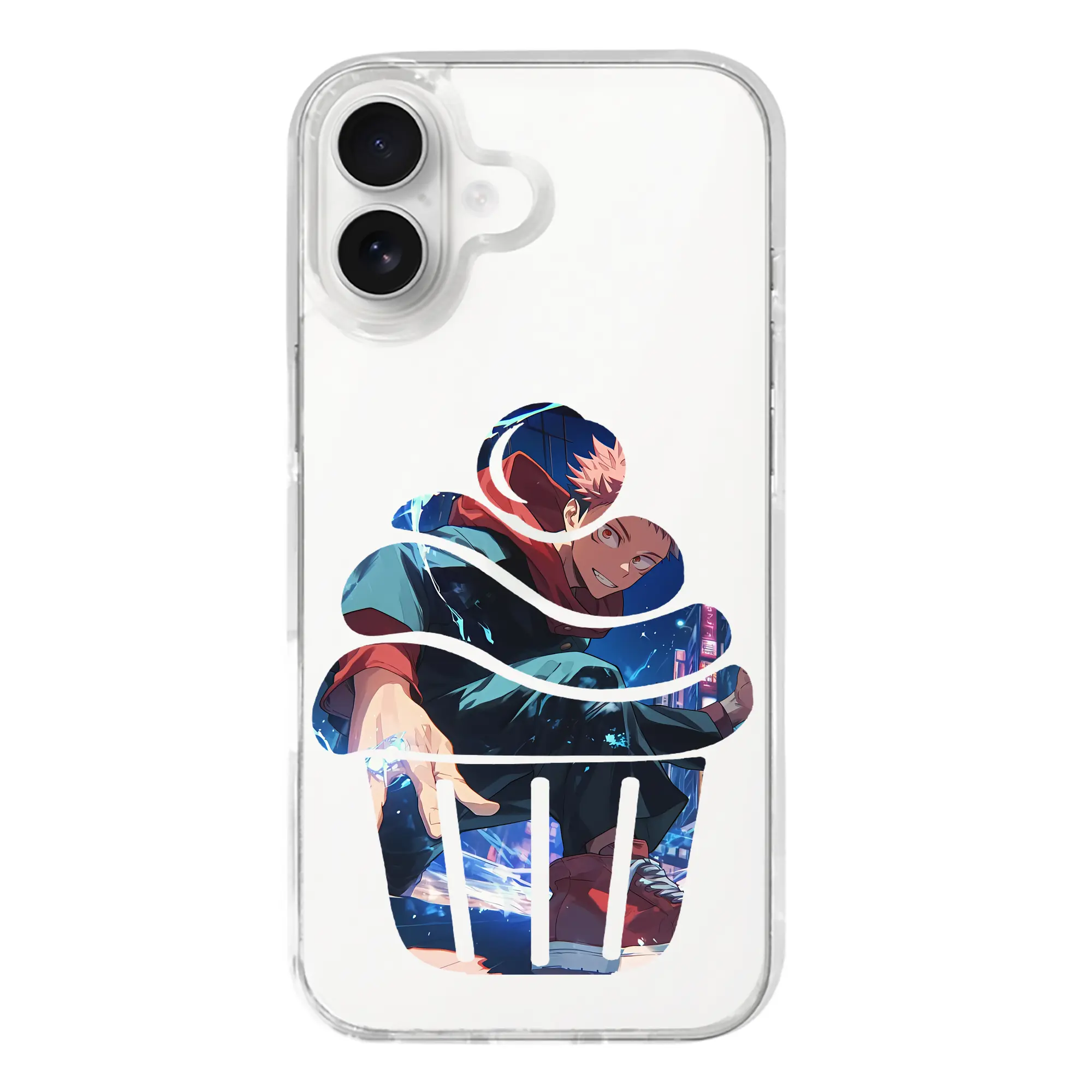 呪術廻戦 グッズ,虎杖 悠仁 - iPhone 17シリーズ 透明スマホケース – 薄型・耐衝撃・精密フィット保護カバー